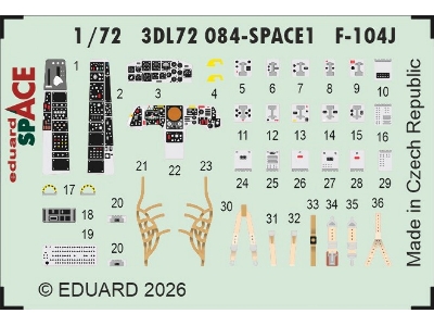Lockheed F-104 J Starfighter - Space Set (For Fine Molds Kits) - image 1
