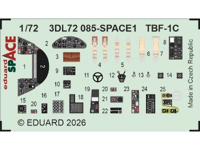 Grumman Tbf-1 C Avenger - Space Set (For Hobby Boss Kits) - image 1