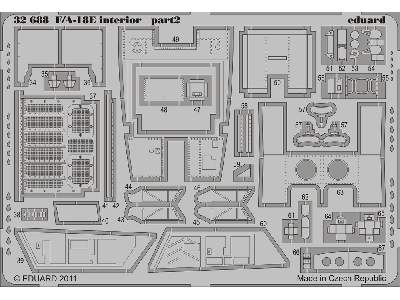 F/ A-18E interior S. A. 1/32 - Trumpeter - image 3