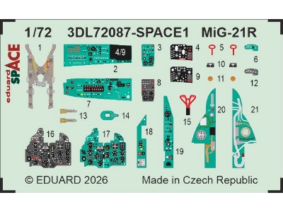 Mig-21 R - Space Set (For Eduard Kits) - image 1