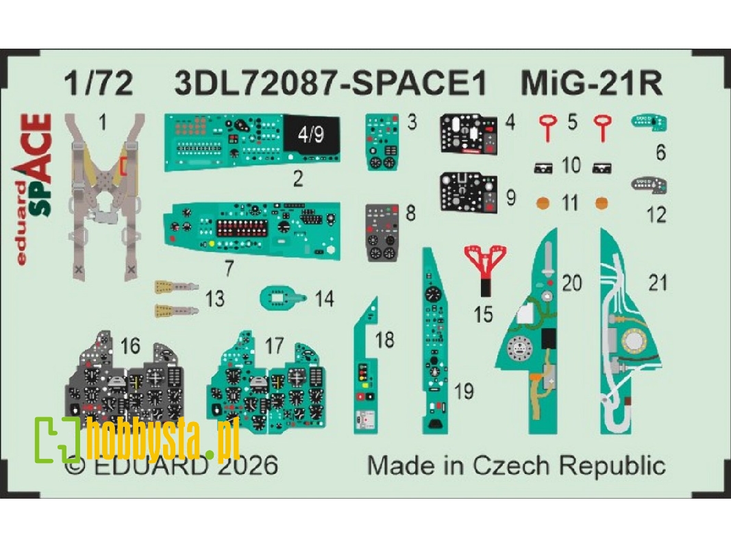 Mig-21 R - Space Set (For Eduard Kits) - image 1