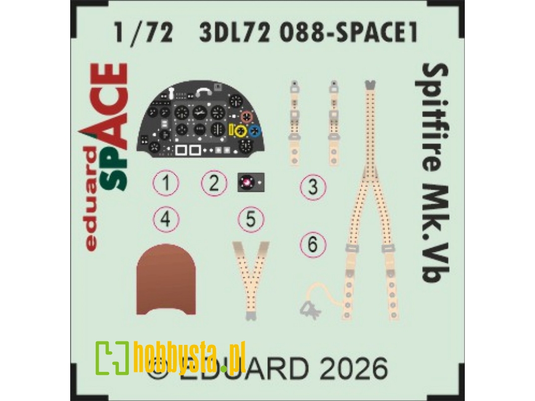 Supermarine Spitfire Mk.Vb - Space Set (For Ibg Models Kits) - image 1