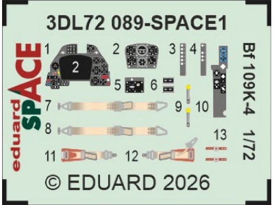 Messerschmitt Bf-109 K-4 - Space Set (For Eduard Kits) - image 1