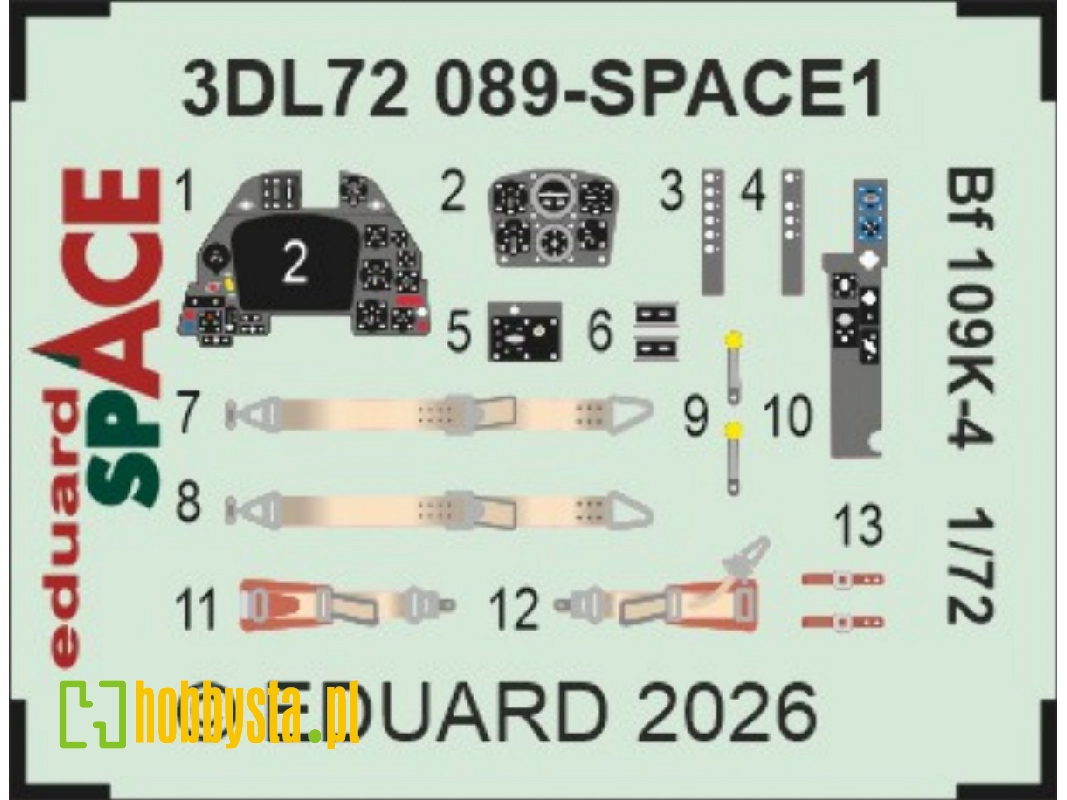 Messerschmitt Bf-109 K-4 - Space Set (For Eduard Kits) - image 1