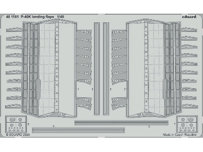 Curtiss P-40 K - Landing Flaps (For Eduard Kits) - image 1