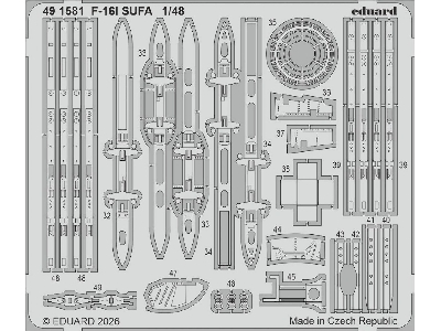 Lockheed Martin F-16 I Sufa - Pe Set (For Gwh Kits) - image 1