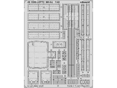 Hughes Mh-6 J - Pe Set (For Icm Kits) - image 2