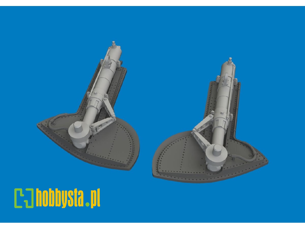 Spitfire Mk.Ix / Mk..Xvi - Undercarriage Legs (For Eduard Kits / 3d-printed) - image 1