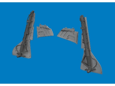 Focke Wulf Fw-190 A-3 / A-4 - Undercarriage Legs (For Eduard Kits / 3d-printed) - image 2
