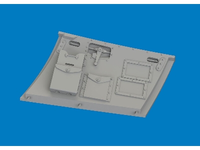 Hawker Hurricane Mk.I - Cockpit Door (For Arma Hobby Kits / 3d-printed) - image 1