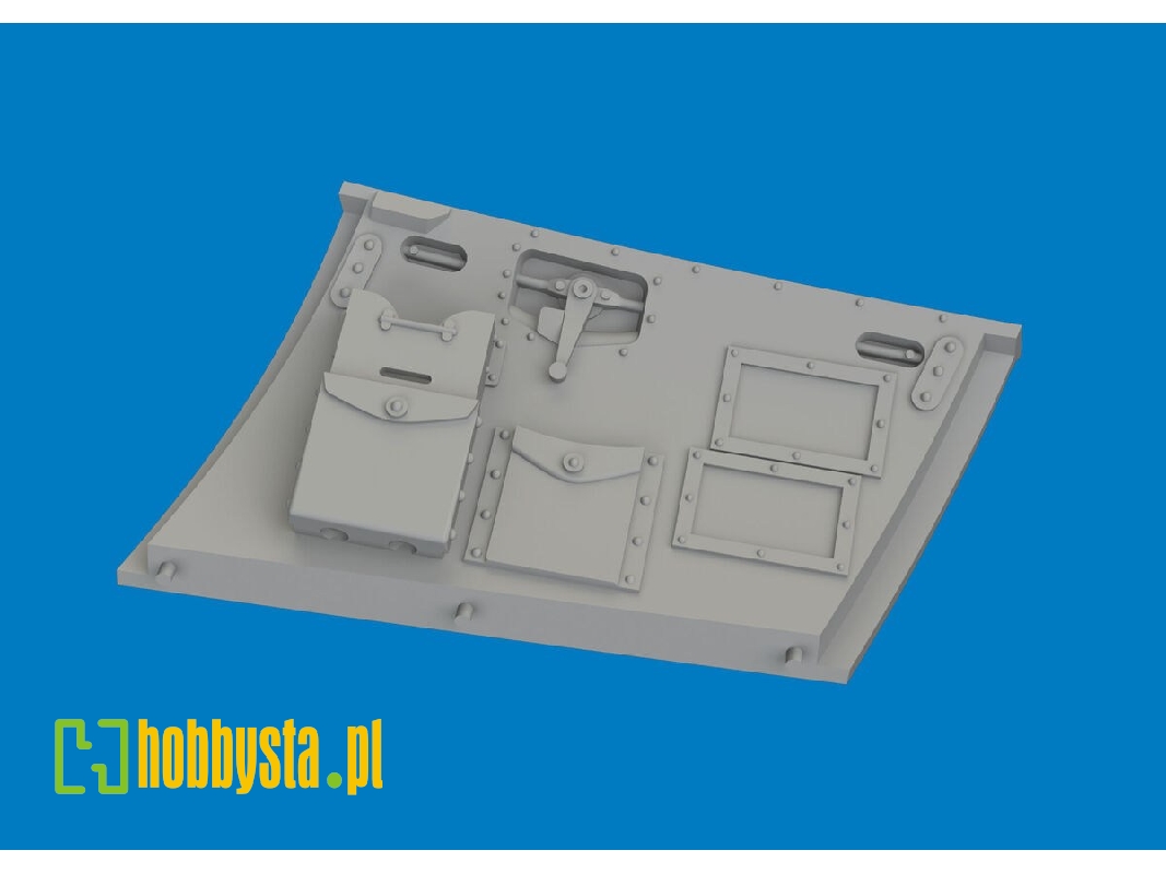 Hawker Hurricane Mk.I - Cockpit Door (For Arma Hobby Kits / 3d-printed) - image 1