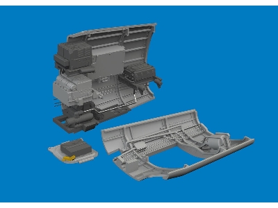 Curtiss P-40 K - Radio Compartment (For Eduard Kits / 3d-printed) - image 1