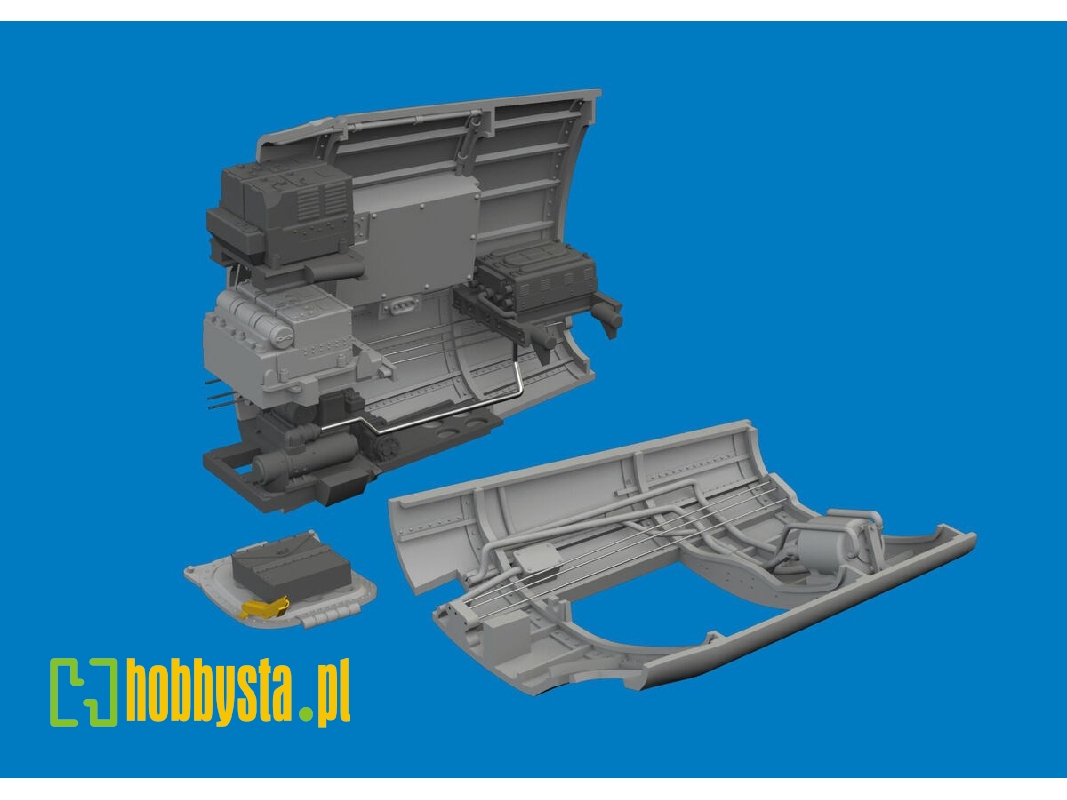Curtiss P-40 K - Radio Compartment (For Eduard Kits / 3d-printed) - image 1