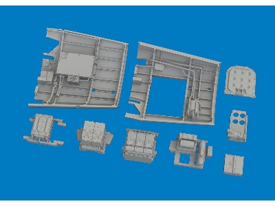 Curtiss P-40 K - Radio Compartment (For Eduard Kits / 3d-printed) - image 2