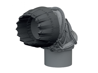 Lockheed Martin F-35 B Lightning Ii - Exhaust Nozzle (For Tamiya Kits / 3d-printed) - image 1