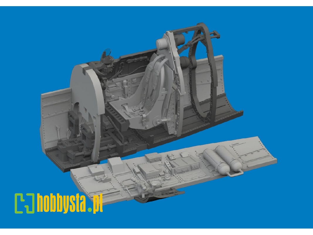 Supermarine Spitfire Mk.Vb - Cockpit (For Eduard Kits / 3d-printed) - image 1