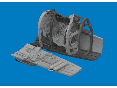 Supermarine Spitfire Mk.Vb - Cockpit (For Eduard Kits / 3d-printed) - image 2