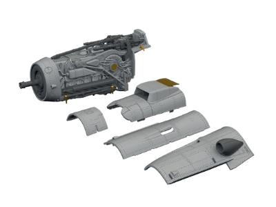 Messerschmitt Bf-109 K-4 - Engine (For Eduard Kits / 3d-printed) - image 2