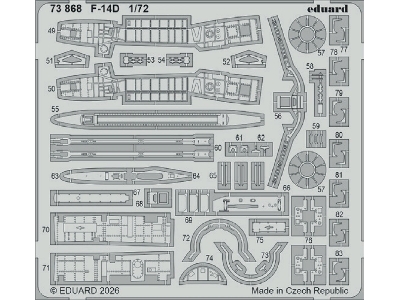 Grumman F-14 D Tomcat - Pe Set (For Tamiya Kits) - image 1