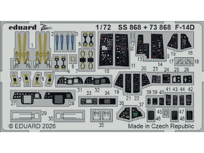 Grumman F-14 D Tomcat - Pe Set (For Tamiya Kits) - image 2