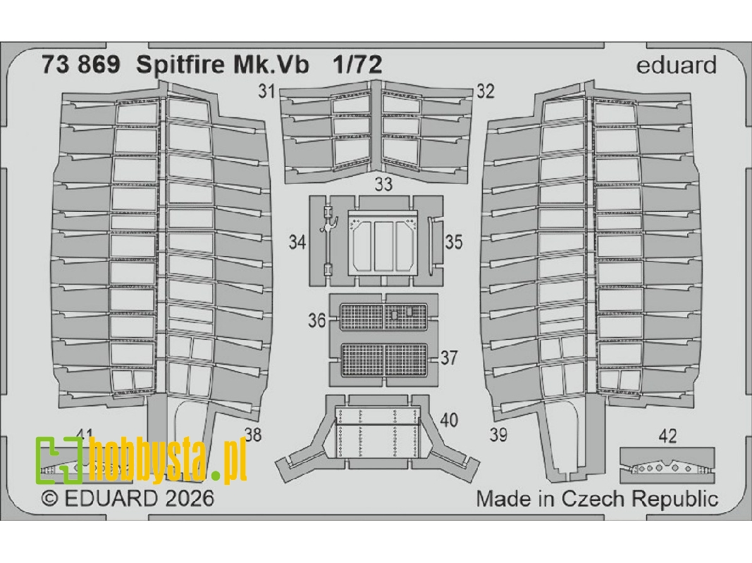Supermarine Spitfire Mk.Vb - Pe Set (For Ibg Models  Kits) - image 1