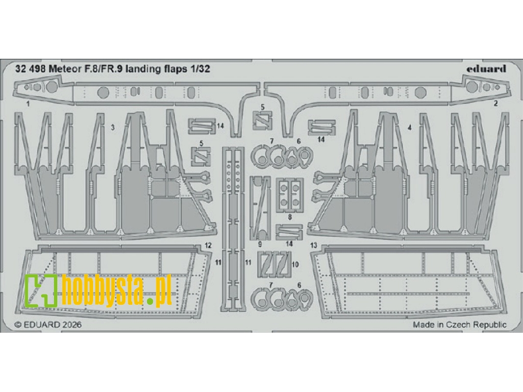 Gloster Meteor F.8 - Big Ed Set (For Revell Kits) - image 1