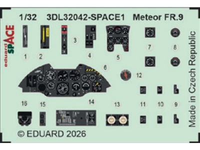 Gloster Meteor Fr.9 - Big Ed Set (For Revell Kits) - image 5