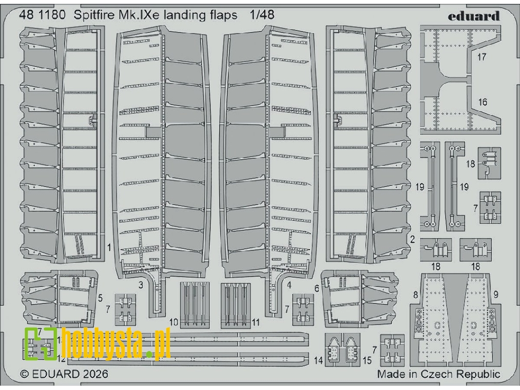 Supermaine Spitfire Mk.Ixe - Big Ed Set (For Airfix Kits) - image 1