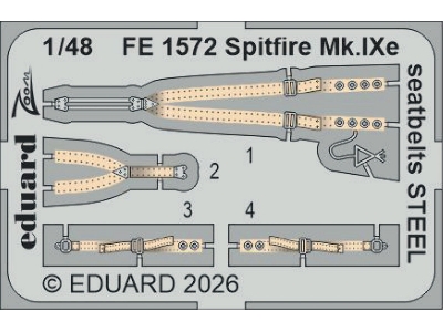 Supermaine Spitfire Mk.Ixe - Big Ed Set (For Airfix Kits) - image 4