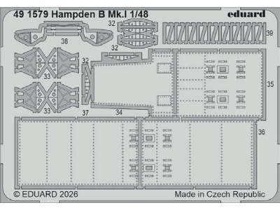 Handley Page Hampden B Mk.I - Big Ed Set (For Icm Kits) - image 1