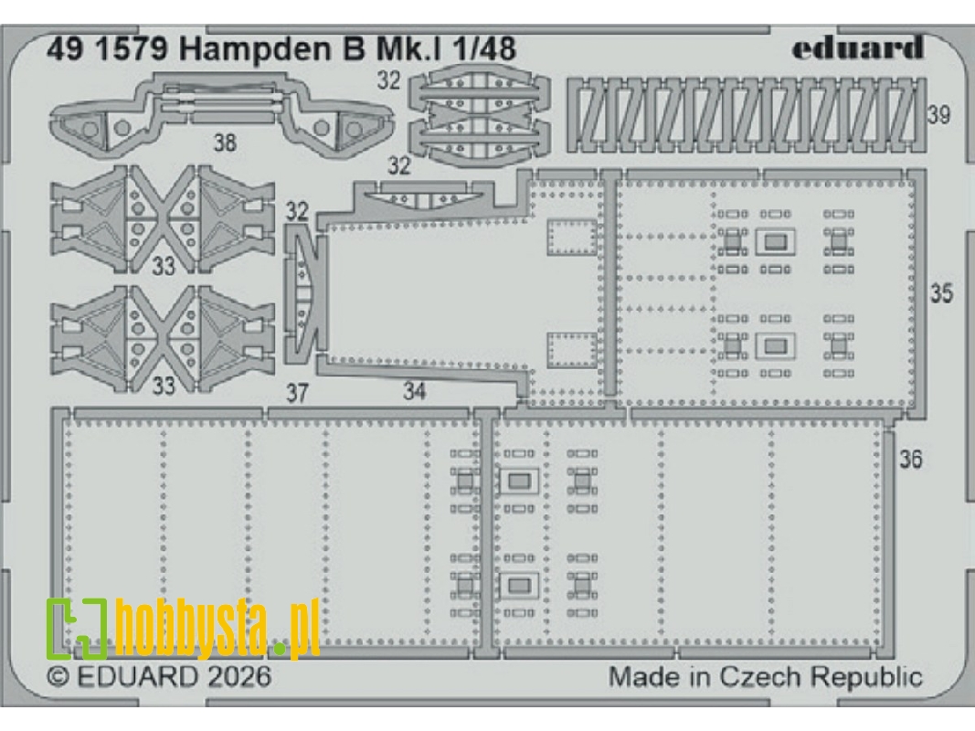 Handley Page Hampden B Mk.I - Big Ed Set (For Icm Kits) - image 1