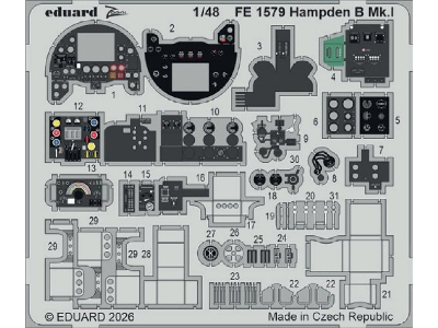 Handley Page Hampden B Mk.I - Big Ed Set (For Icm Kits) - image 2