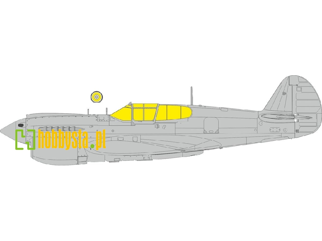 Curtiss P-40 K - Tface Mask Set (For Eduard Kits) - image 1