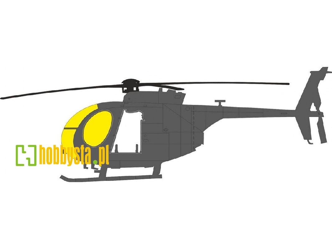 Hughes Mh-6 J - Tface Mask Set (For Icm Kits) - image 1
