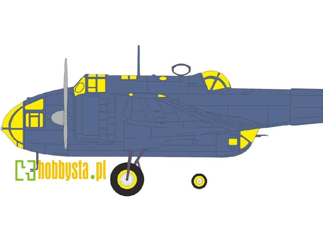 Handley Page Hampden Tb Mk.I - Tface Mask Set (For Icm Kits) - image 1