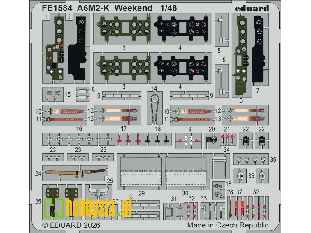 Mitsubishi A6m2-k (Weekend Edition) - Zoom Set (For Eduard Kits) - image 1