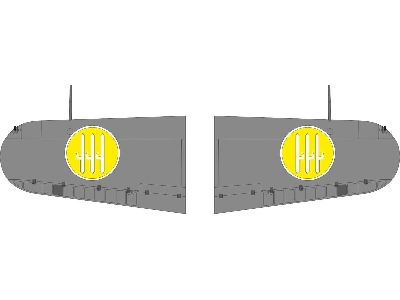 Mc.200 Saetta - Wings National Insignia (For Italeri Kits) - image 1