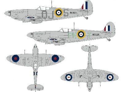 Supermarine Spitfire Mk.Vb Early - British National Insignia Mask Set (For Kotare Kits) - image 1