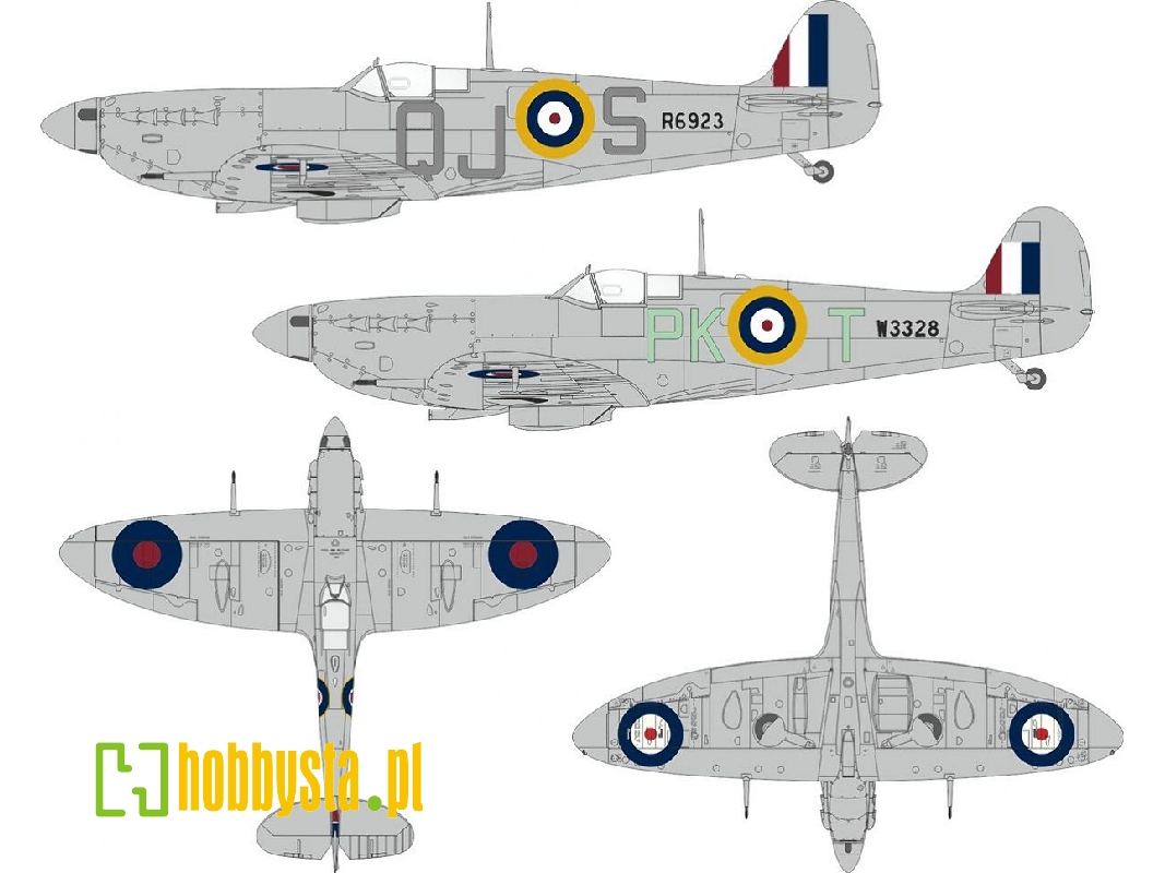 Supermarine Spitfire Mk.Vb Early - British National Insignia Mask Set (For Kotare Kits) - image 1