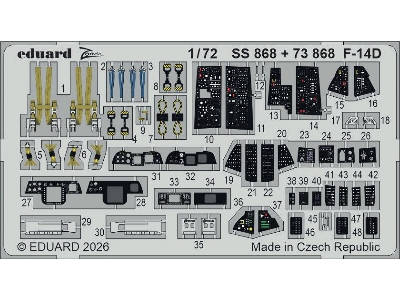 Grumman F-14 D Tomcat - Zoom Set (For Tamiya Kits) - image 1