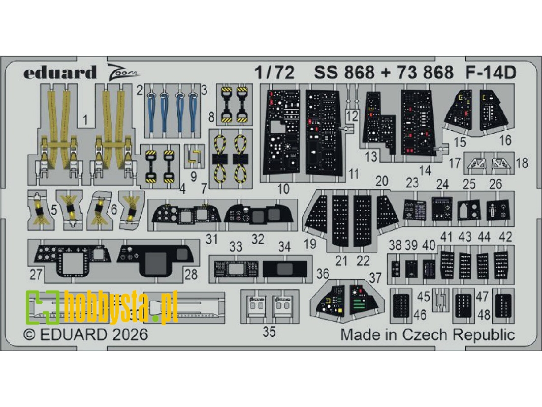 Grumman F-14 D Tomcat - Zoom Set (For Tamiya Kits) - image 1