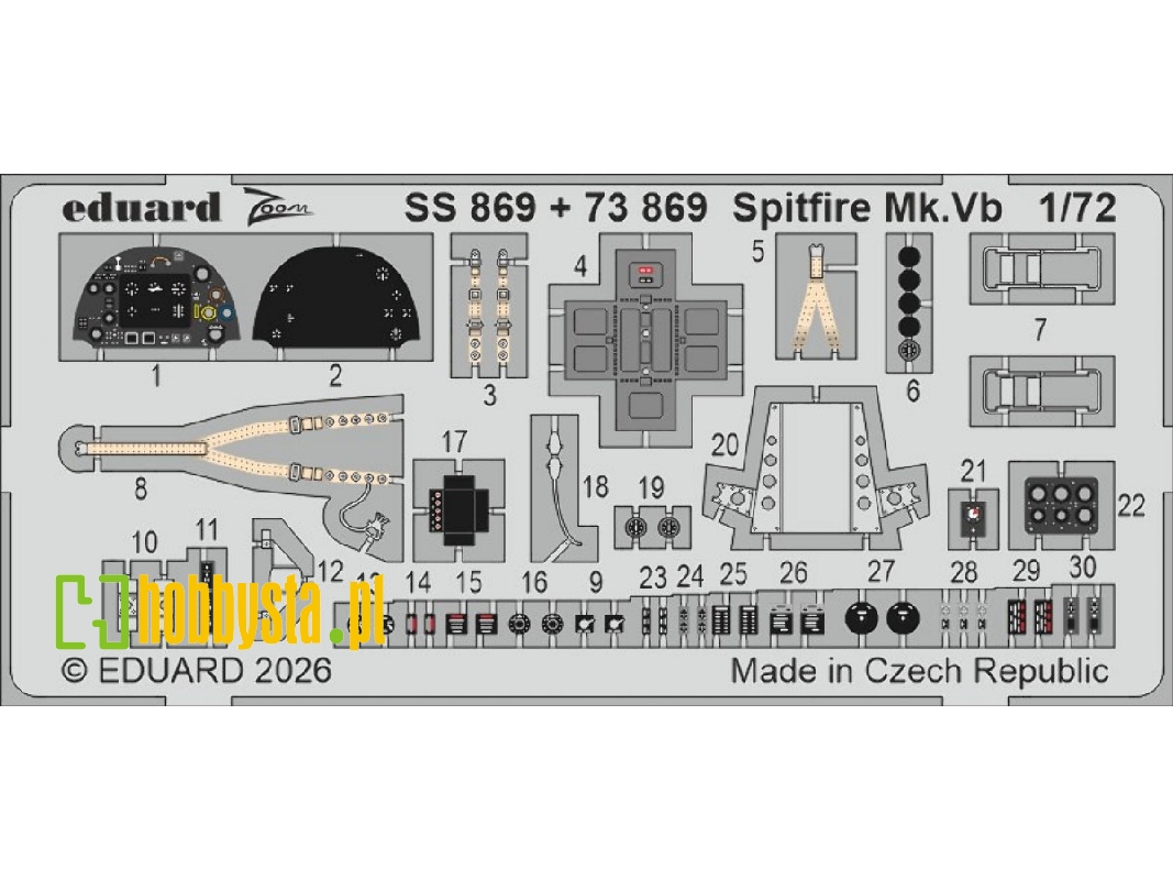 Supermarine Spitfire Mk.Vb - Zoom Set (For Ibg Kits) - image 1