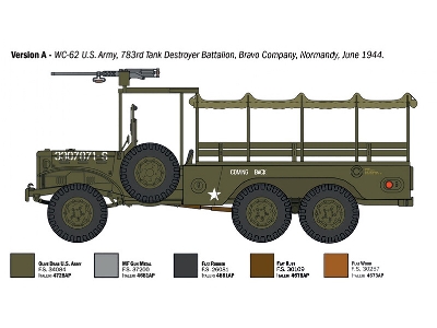 Dodge WC-62/63 1 1/2 ton 6x6 Cargo Truck - image 4