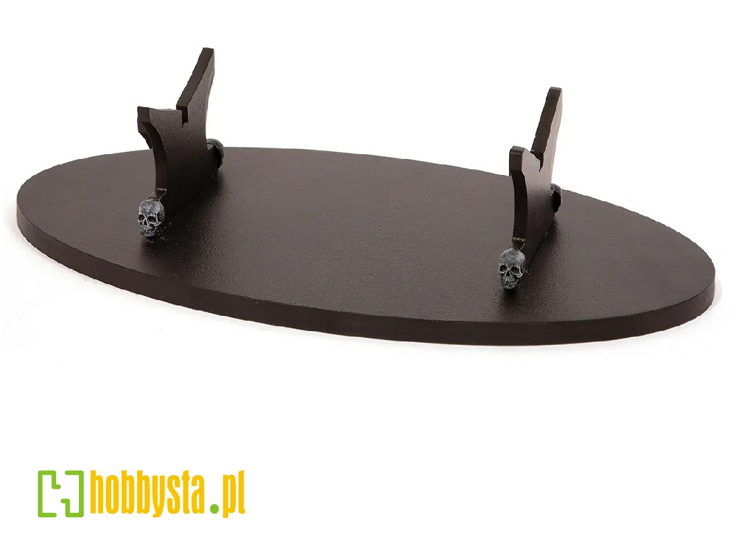 Skull-Themed Display Stand for Pirate Ship Models - image 1