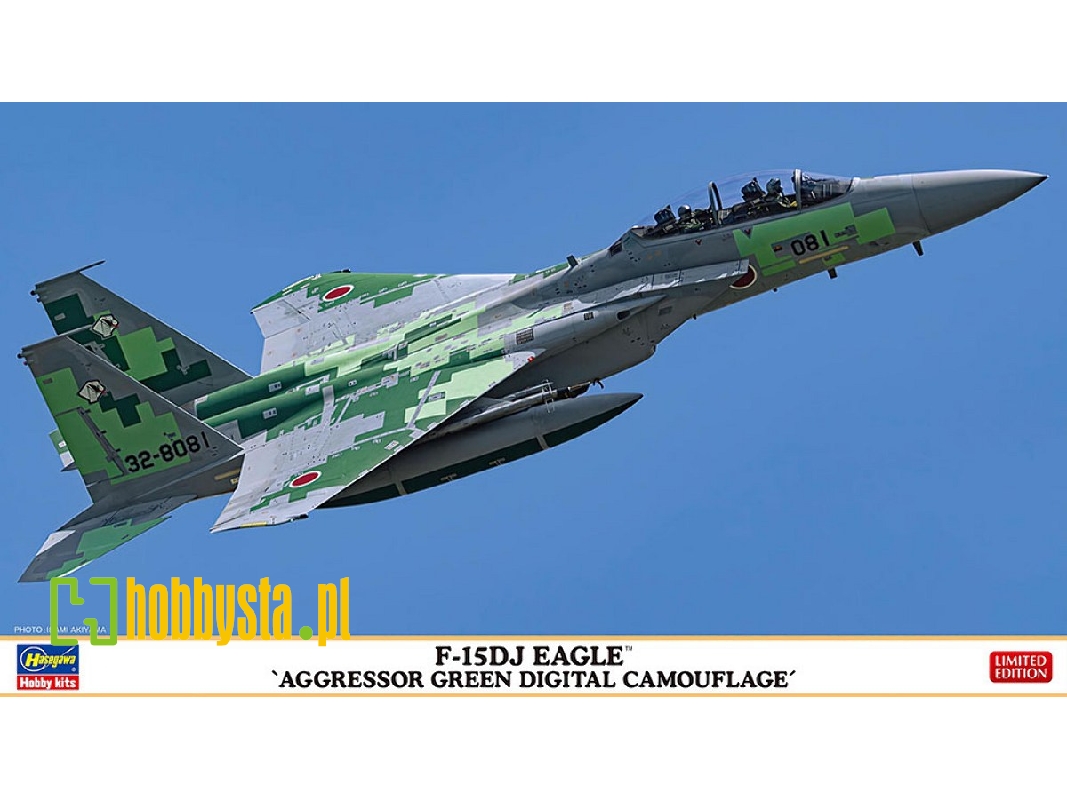 Mcdonnell Douglas F-15dj Eagle - Aggressor Green Digital Camouflage - image 1