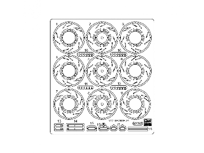 Kawasaki Gpz900r (A1) (1984) - Etching Parts Set (For Hasegawa Kits) - image 2