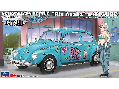 Volkswagen Beetle Type 1 (1966) - Rio Asaka With Figure - image 1