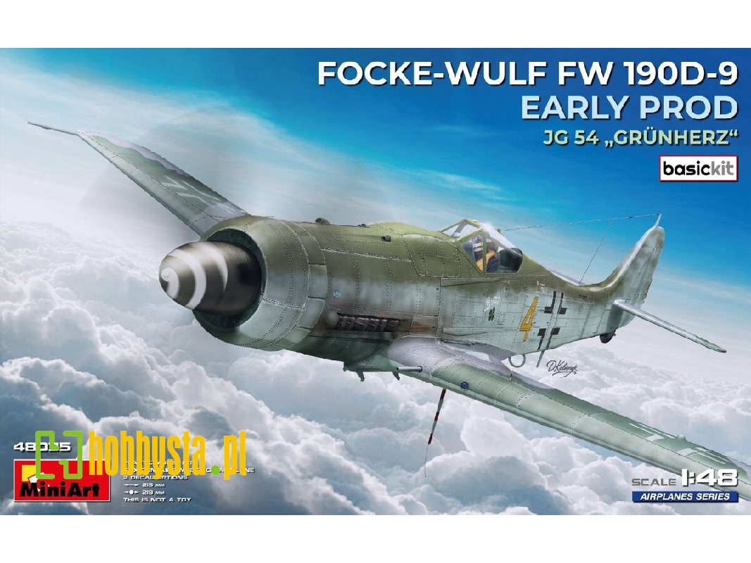 Focke-wulf Fw-190 D-9 Early Production - Jg.54 Grunherz (Basic Kit) - image 1