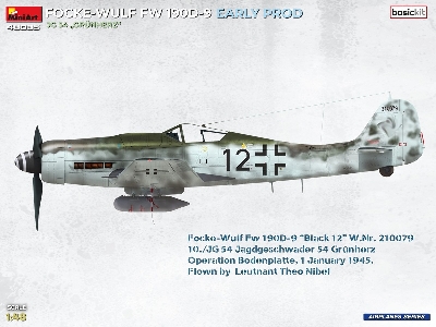 Focke-wulf Fw-190 D-9 Early Production - Jg.54 Grunherz (Basic Kit) - image 2