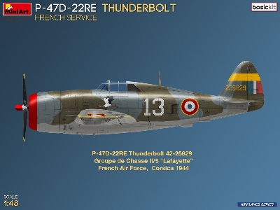 Republic P-47d-22re Thunderbolt - French Service (Basic Kit) - image 11